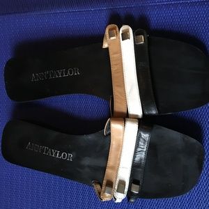 Ann Taylor slides sandals